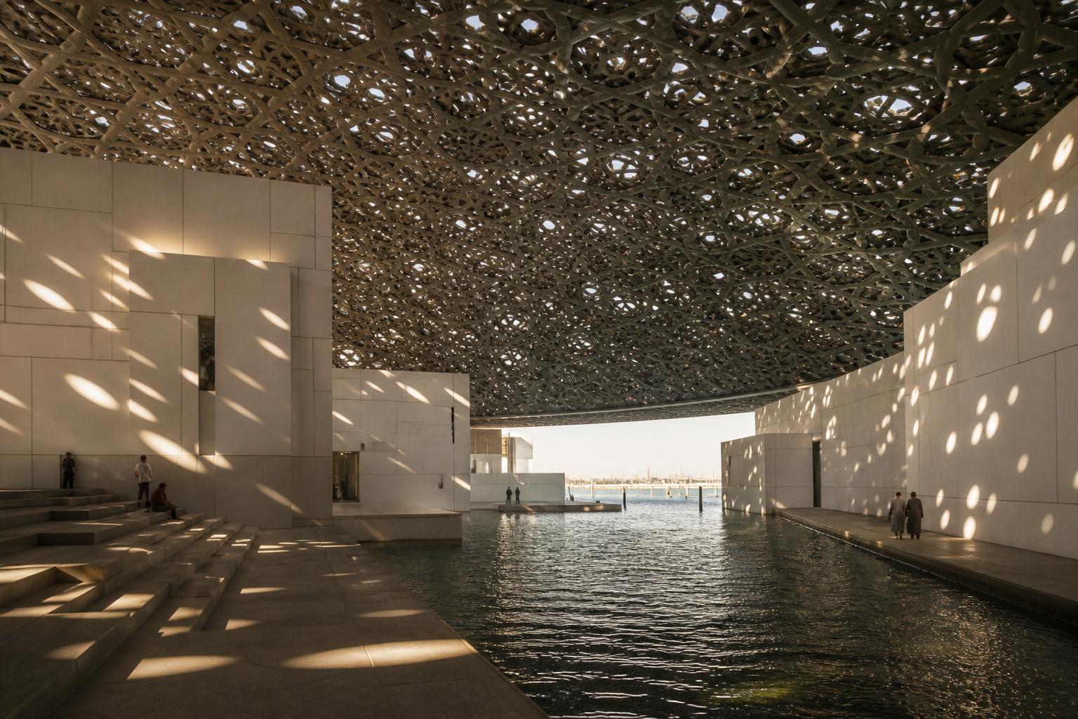 Saadiyat's museums are the argument for sleeping in Abu Dhabi rather than day-tripping to it. Illustration.