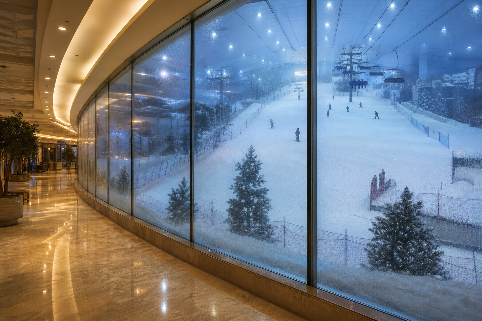 The viewing wall inside the mall costs nothing. Ten minutes there tells you whether anybody in your group actually wants to go in.